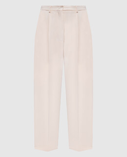 Max Mara Weekend: Бежеві брюки 