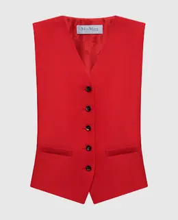 Max Mara: Красный жилет 