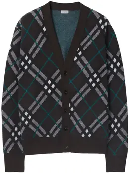 Burberry: Кардиган в клетку 