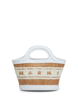 Marni: Белая сумка-шоппер 