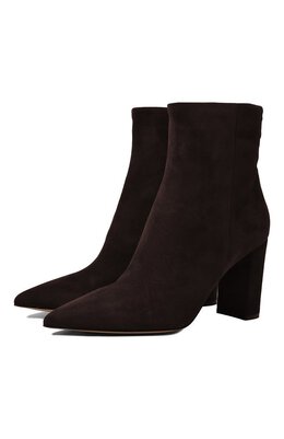 Gianvito Rossi: Коричневые ботинки  Piper 85