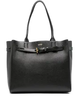 TOM FORD: Чёрная сумка-шоппер 