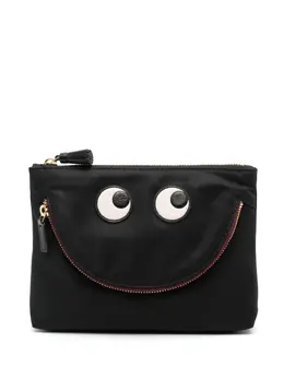 Anya Hindmarch: Чёрный клатч 