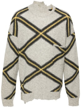 Marni: Рваный свитер 