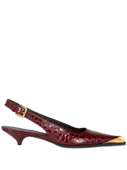 ETRO: Бордовые туфли 