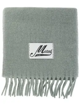 Marni: Зелёный шарф 
