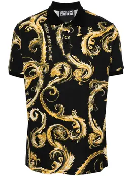 Versace Jeans Couture: Поло с принтом 