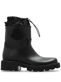 Moncler: Чёрные мокасины 
