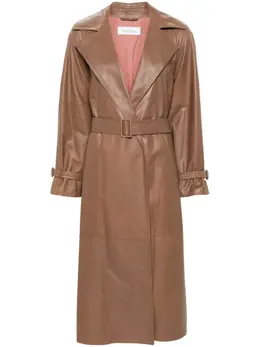 Max Mara: Кожаный плащ 