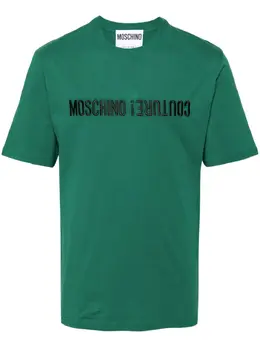 Moschino: Хлопковая футболка 