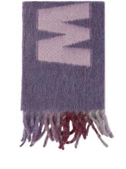 Marni: Фиолетовый шарф 