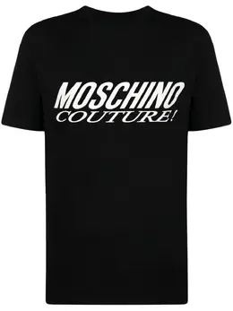 Moschino: Футболка с принтом 