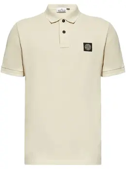 Stone Island: Светлое поло  Compass