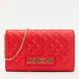 Love Moschino: Красный клатч 