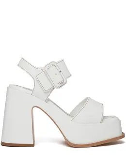 Stella McCartney: Белые сандалии  Skyla