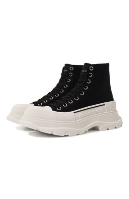 Alexander McQueen: Чёрные ботинки  Tread Slick