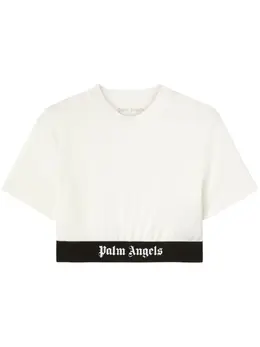 Palm Angels: Хлопковый топ 
