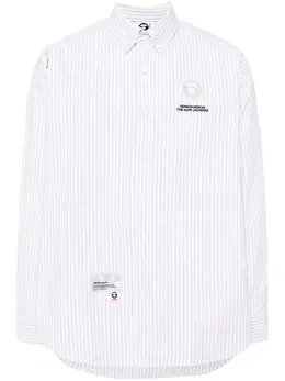 AAPE BY *A BATHING APE®: Рубашка в полоску 