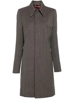 Victoria Beckham: Жаккардовое пальто 