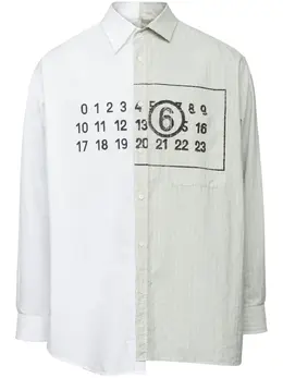 MM6 Maison Margiela: Хлопковая рубашка 