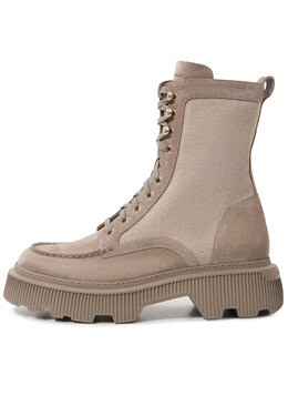 SANTONI: Бежевые ботинки 