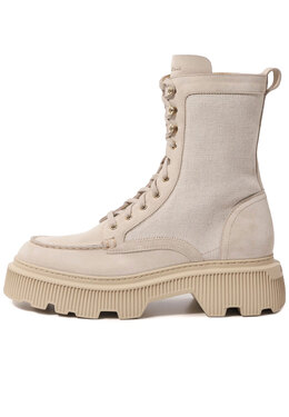 SANTONI: Бежевые ботинки 