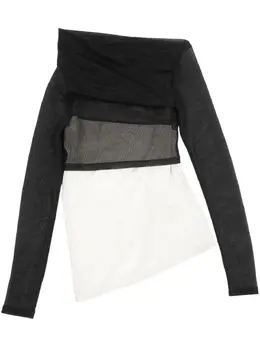 MM6 Maison Margiela: Прозрачный топ 