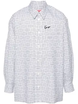 Kenzo: Белая рубашка 