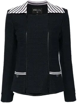 CHANEL Pre-Owned: Твидовая куртка 
