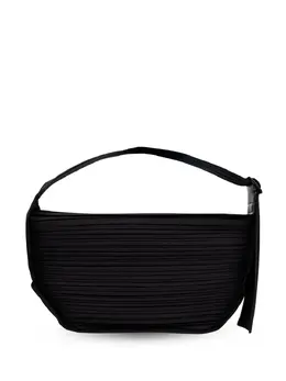 Pleats Please Issey Miyake: Чёрная сумка-шоппер 