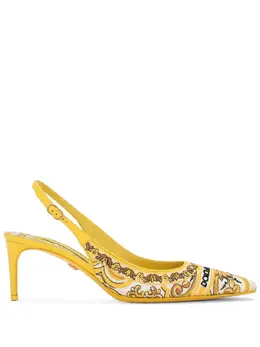 Dolce & Gabbana: Жёлтые туфли  Majolica