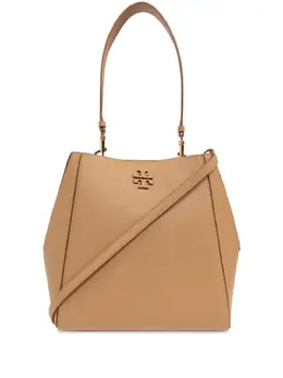 Tory Burch: Коричневая сумка  McGraw