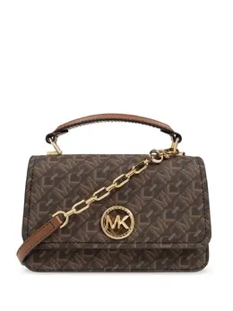 Michael Michael Kors: Коричневая сумка-шоппер 