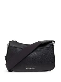 Michael Michael Kors: Чёрная сумка через плечо 