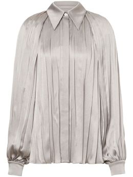Alberta Ferretti: Атласная рубашка 