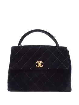 CHANEL Pre-Owned: Чёрная сумка 