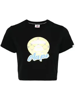 AAPE BY *A BATHING APE®: Хлопковая футболка 