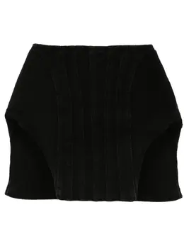 Mugler: Джинсовая юбка 