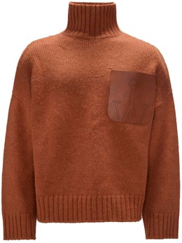 JW Anderson: Коричневый свитер  Anchor