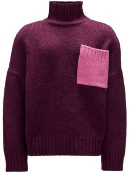 JW Anderson: Фиолетовый свитер 