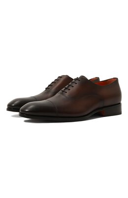 Santoni: Тёмные туфли  Carter