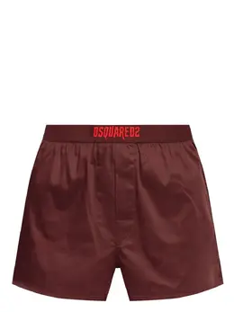 Dsquared2: Бордовые трусы 