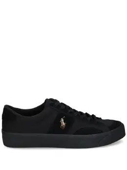 Polo Ralph Lauren: Чёрные кроссовки 