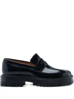 Maison Margiela: Чёрные лоферы  Tabi