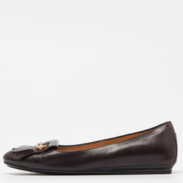 Tod's: Бордовые балетки 