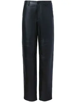 Proenza Schouler White Label: Кожаные брюки 