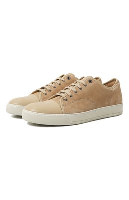 Lanvin: Бежевые кеды  DBB1