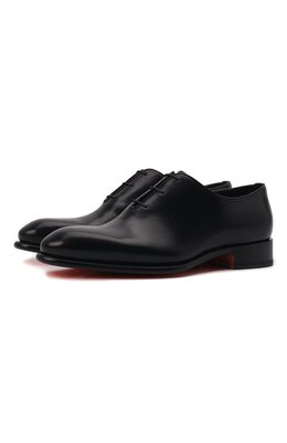 Santoni: Чёрные туфли  Carter