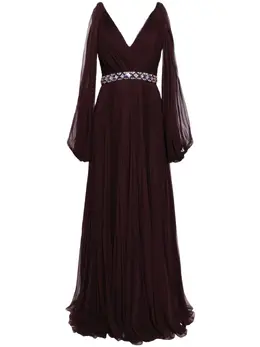 Jenny Packham: Фиолетовое платье 