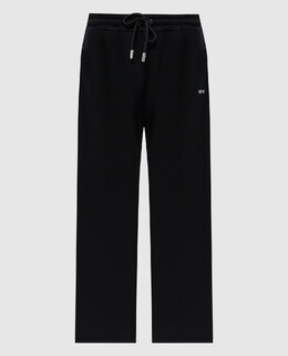 Off-White: Чорні брюки 